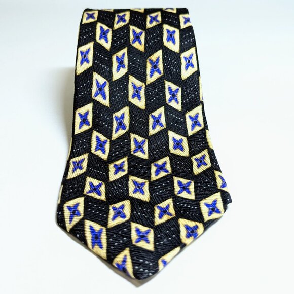 Robert Talbott Vintage Silk Tie - atomic 80s pattern excellent condition - Picture 2 of 9